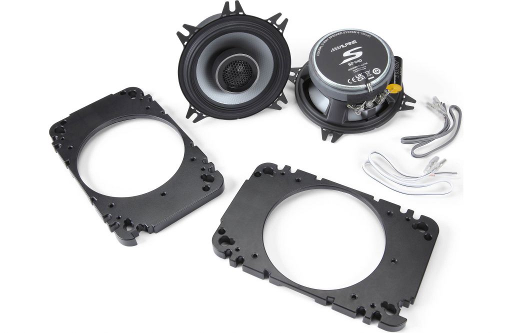 Alpine S2-S40 Altoparlanti coassiali 2 vie da 10cm (4") certificati HI-RES - TechSoundSystem.com