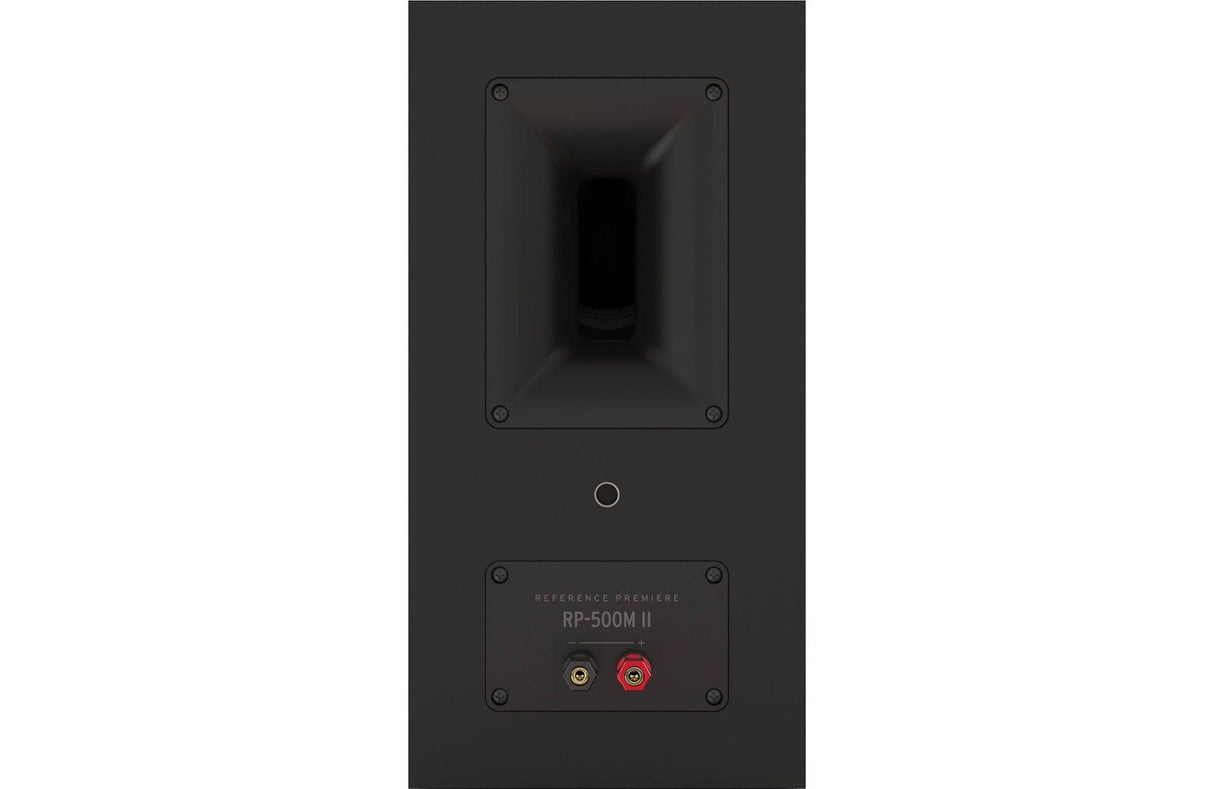 KLIPSCH RP-500M II EBONY DIffusori da scaffale reference bass reflex a 2 vie 300W (COPPIA) - TechSoundSystem.com