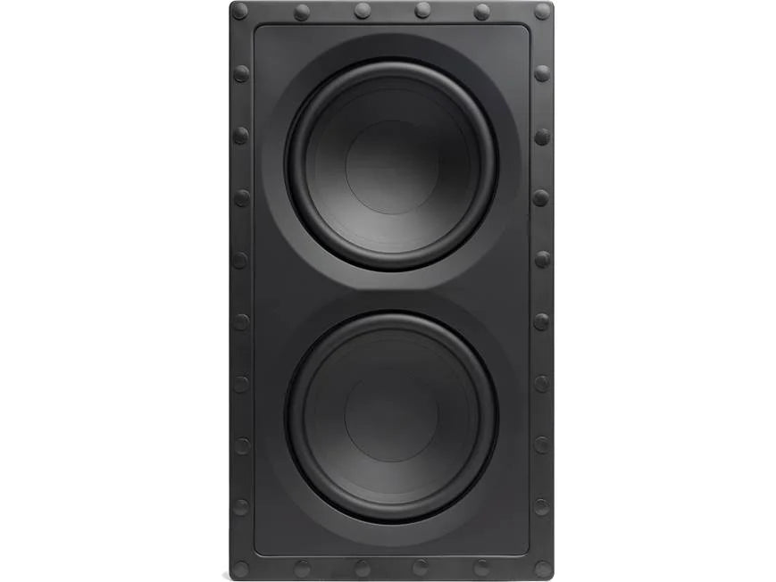 Martin Logan DYNAMO IW-O IN WALL Subwoofer da incasso con design open back. Doppi woofer a lunga escursione da 20cm