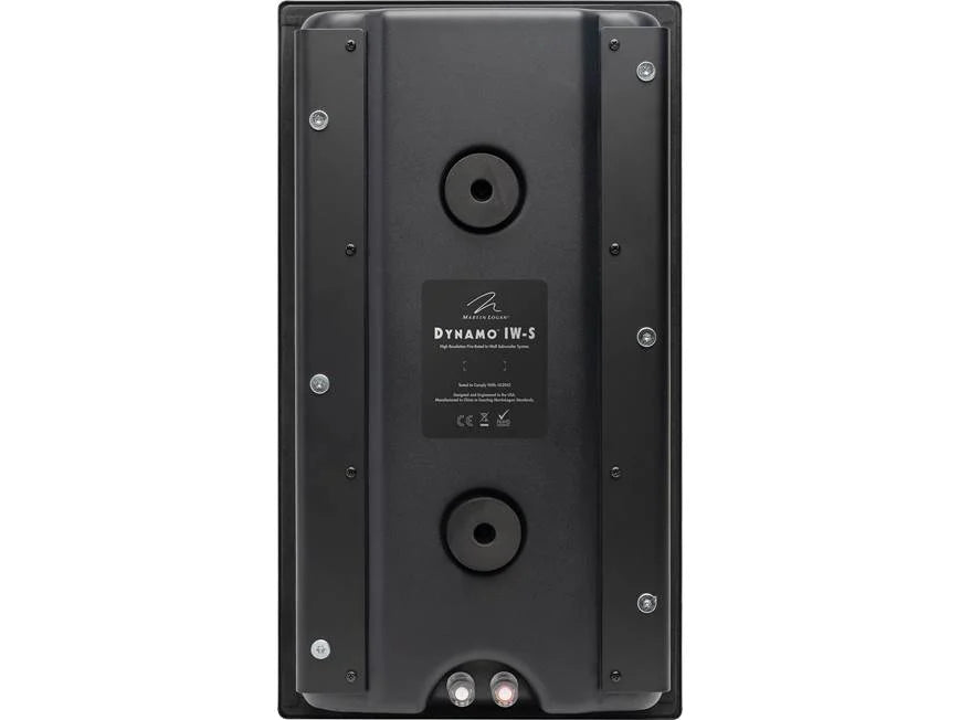 Martin Logan DYNAMO IW-S IN WALL Subwoofer da incasso design closed, back box integrato da 20cm