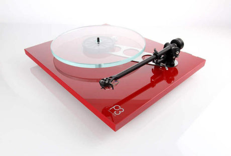 REGA Planar 3 Giradischi ROSSO con piatto in vetro 12mm, braccio RB330 cavo REGA e motore 24V - TechSoundSystem.com