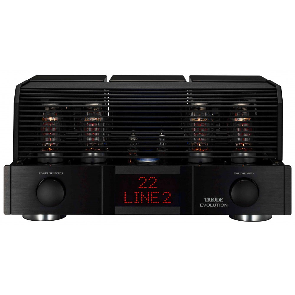 Triode EVOLUTION amplificatore integrato stereo push-pull a valvole in classe AB