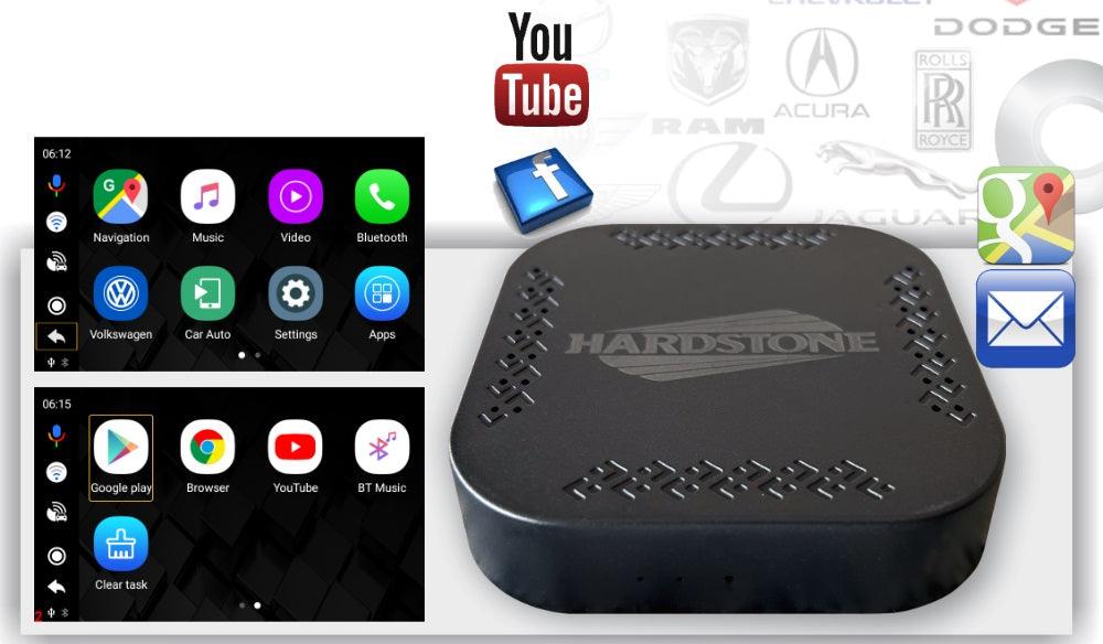 Hardstone HS CPVA07 Android Box aggiunge sistema Android su qualsiasi radio via Apple Car Play - TechSoundSystem.com