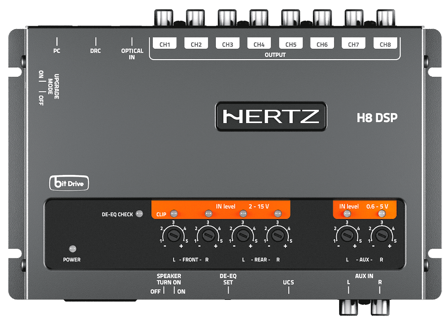 Herc 8 Hertz H8 DSP DRC processore digitale 6 ingressi 8 uscite + DRC HE remo ...