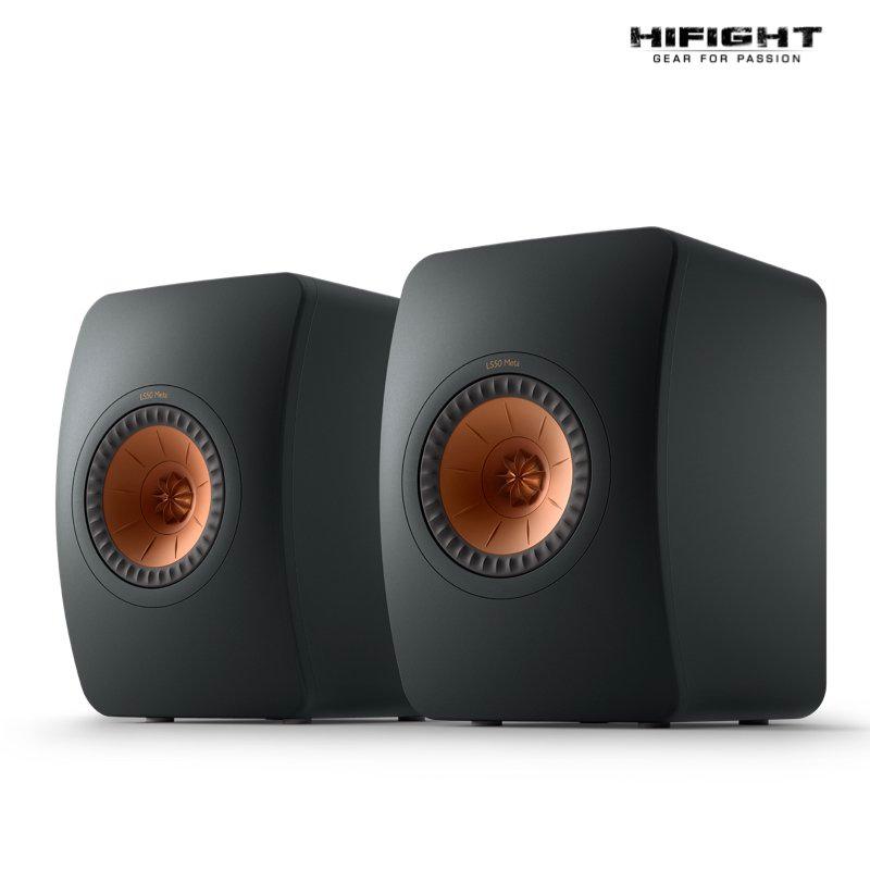 KEF LS50 Meta diffusori HiFi da scaffale Nero Carbonio Uni-Q con MAT (COPPIA) - TechSoundSystem.com