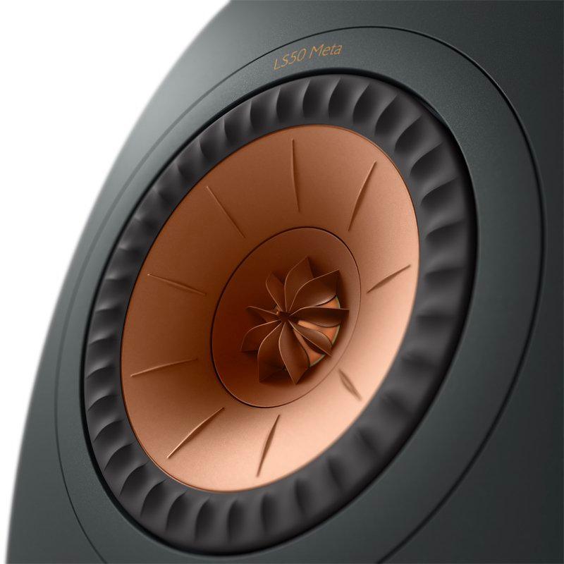 KEF LS50 Meta diffusori HiFi da scaffale Nero Carbonio Uni-Q con MAT (COPPIA) - TechSoundSystem.com