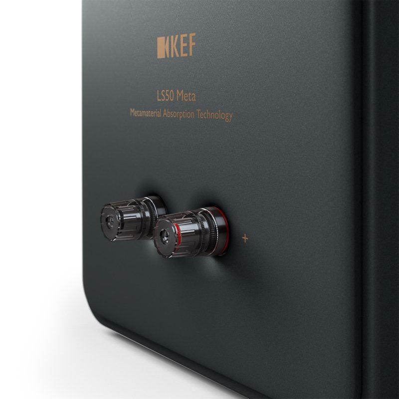 KEF LS50 Meta diffusori HiFi da scaffale Nero Carbonio Uni-Q con MAT (COPPIA) - TechSoundSystem.com