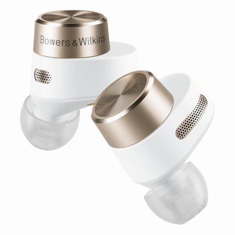 B&W PI7 cuffie in-ear true wireless hifi WHITE con Bluetooth aptX Adaptive aptXHD AAC SBC - TechSoundSystem.com