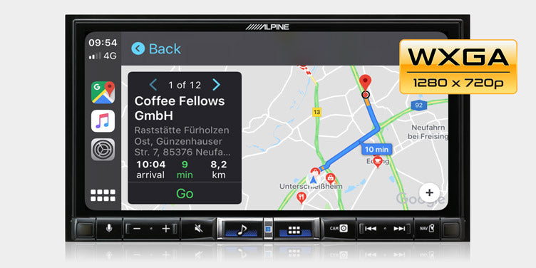 Alpine ILX-705D autoradio 2 DIN Audio Hi-RES con Car Play wireless e Android Auto