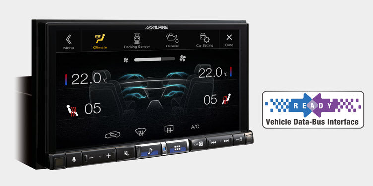 Alpine ILX-705D autoradio 2 DIN Audio Hi-RES con Car Play wireless e Android Auto