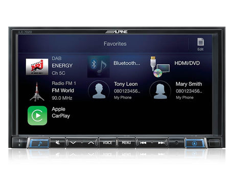 Alpine iLX-702-500L autoradio 2 DIN specifico per FIAT 500L, Apple CarPlay e Android Auto - TechSoundSystem.com