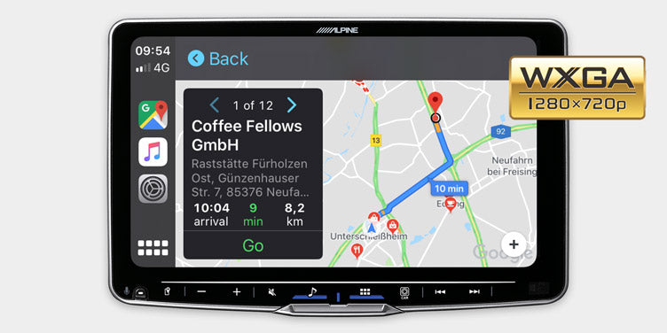 Alpine iLX-F905DU8S Autoradio per Fiat Ducato 8 SWIVEL da 9" Halo9 Car Play wireless Android Auto - TechSoundSystem.com