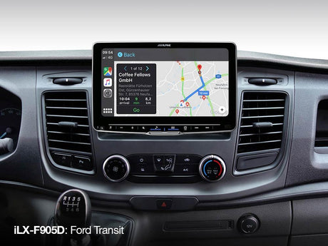 Alpine ILX-F905TRA Autoradio multimediale per Ford Transit Custom dal 2018 - TechSoundSystem.com