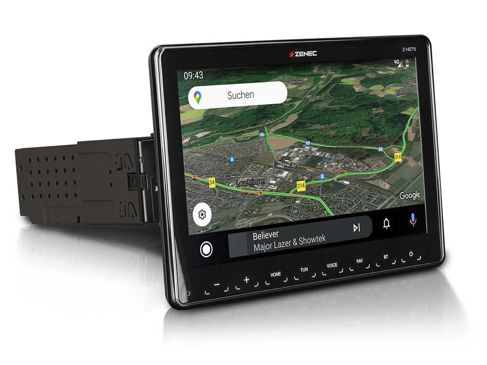 Zenec Z-N875 Autoradio Car Tablet 9" Car Play, Android Auto - TechSoundSystem.com