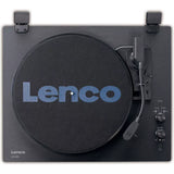 LENCO LS-60BK Giradischi con altoparlanti integrati e Bluetooth®, testina Audio technica