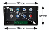 Alpine INE-AX809 Autoradio multimediale universale con Alpine OS da 9 pollici (8+256G)