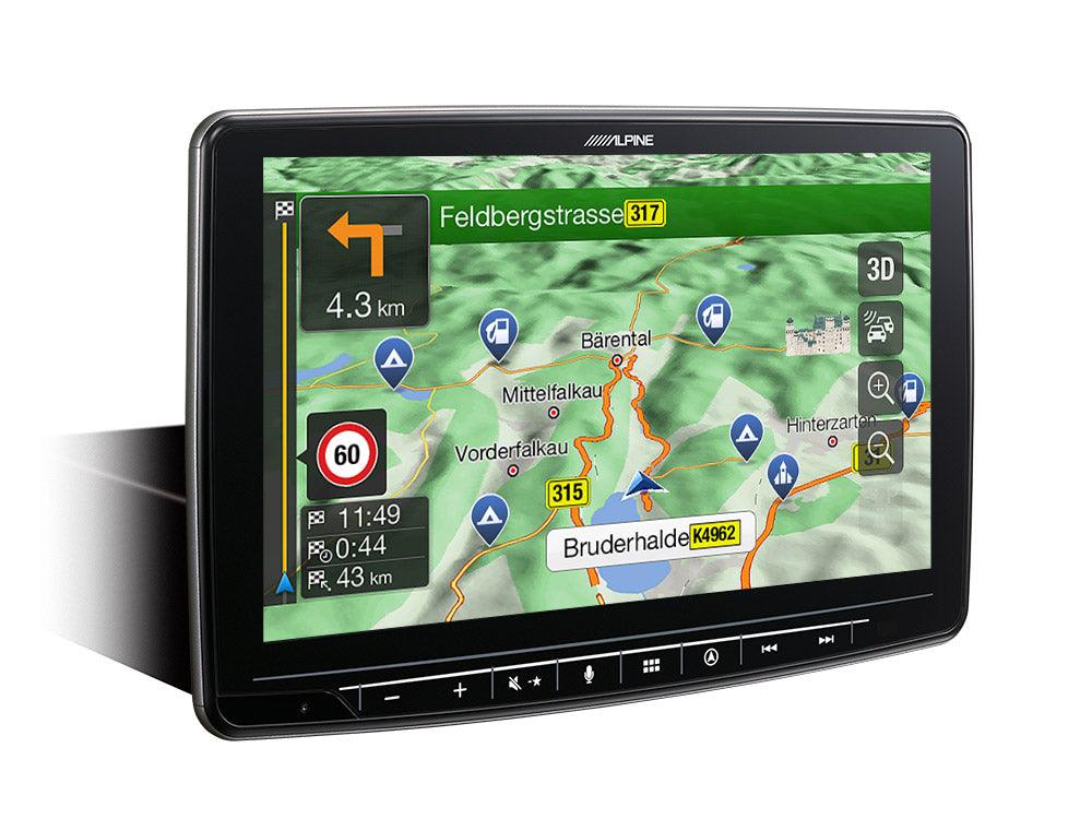 Alpine INE-F904-208 autoradio 2 DIN per Peugeot 208 dal 2012 Car Play Android Auto - TechSoundSystem.com