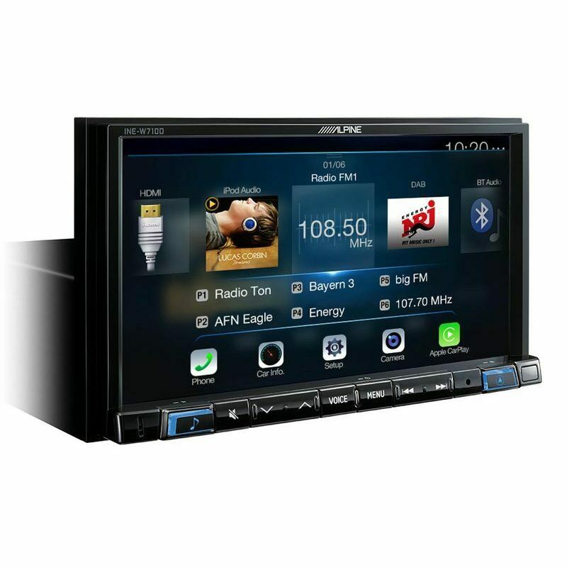 Alpine INE-W710-500MCA autoradio 2 DIN 7 per Fiat 500, Apple CarPlay e Android Auto