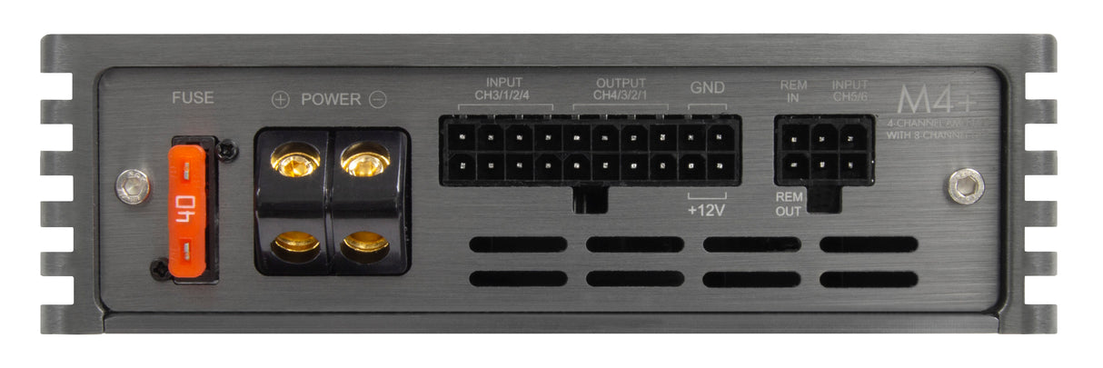 Musway M4+V3 amplificatore in classe D 4 canali con DSP 8 canali