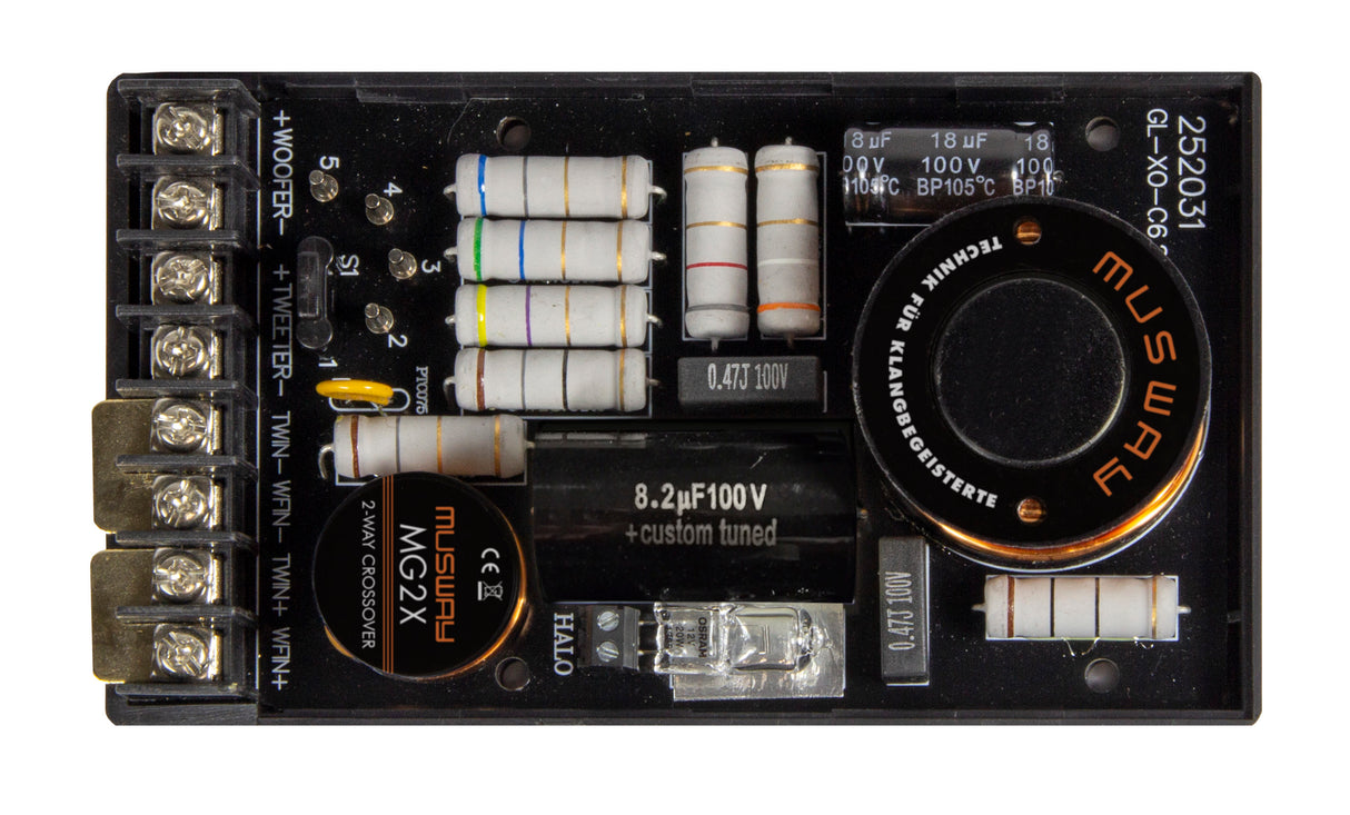 Musway MG2X coppia di crossover a 2 vie da 250W