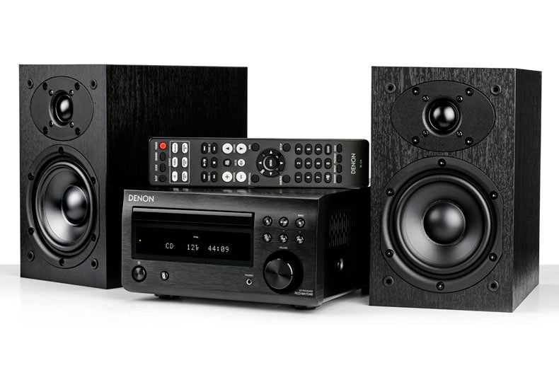 DENON D-M41DAB Sistema Micro HiFi con sintoamplificatore RCD-M41DAB + diffusori SC-M41, NERO/NERO