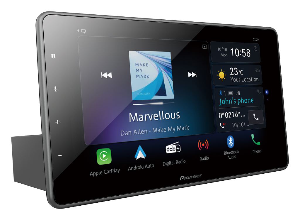 Pioneer SPH-EVO950DAB-UNI Autoradio 1 DIN 9" Car Play, e Android Auto wireless , DAB+, WIFI , UART - TechSoundSystem.com
