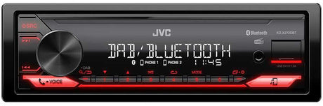 JVC KD-X272DBT autoradio 1 DIN con DAB+ / USB / AUX input / FLAC / Equalizzatore 13 bande - TechSoundSystem.com