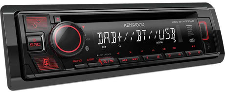 Kenwood KDC-BT450DAB autoradio CD / USB con Bluetooth e DAB + radio digitale - TechSoundSystem.com