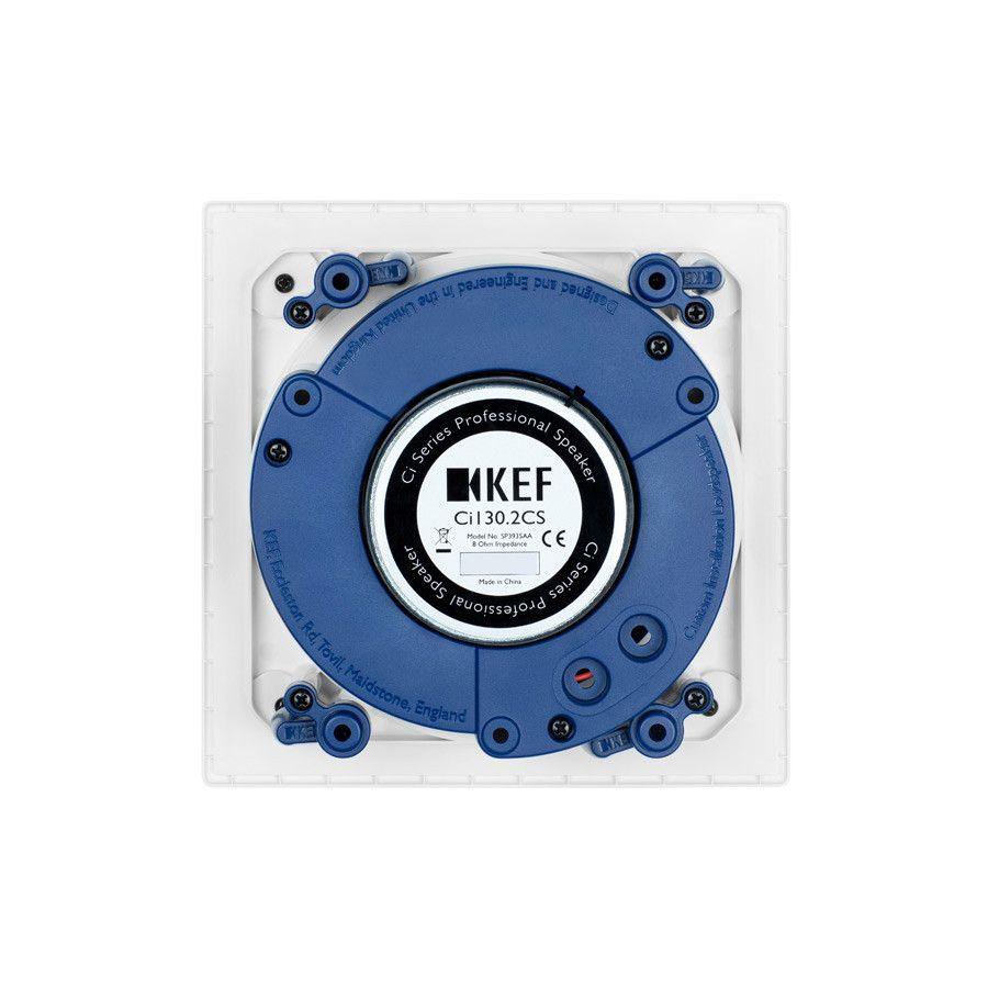 KEF Ci130.2CS Diffusore da incasso quadrato 2 vie Uni-Q Tecnologia TANGERINE - TechSoundSystem.com