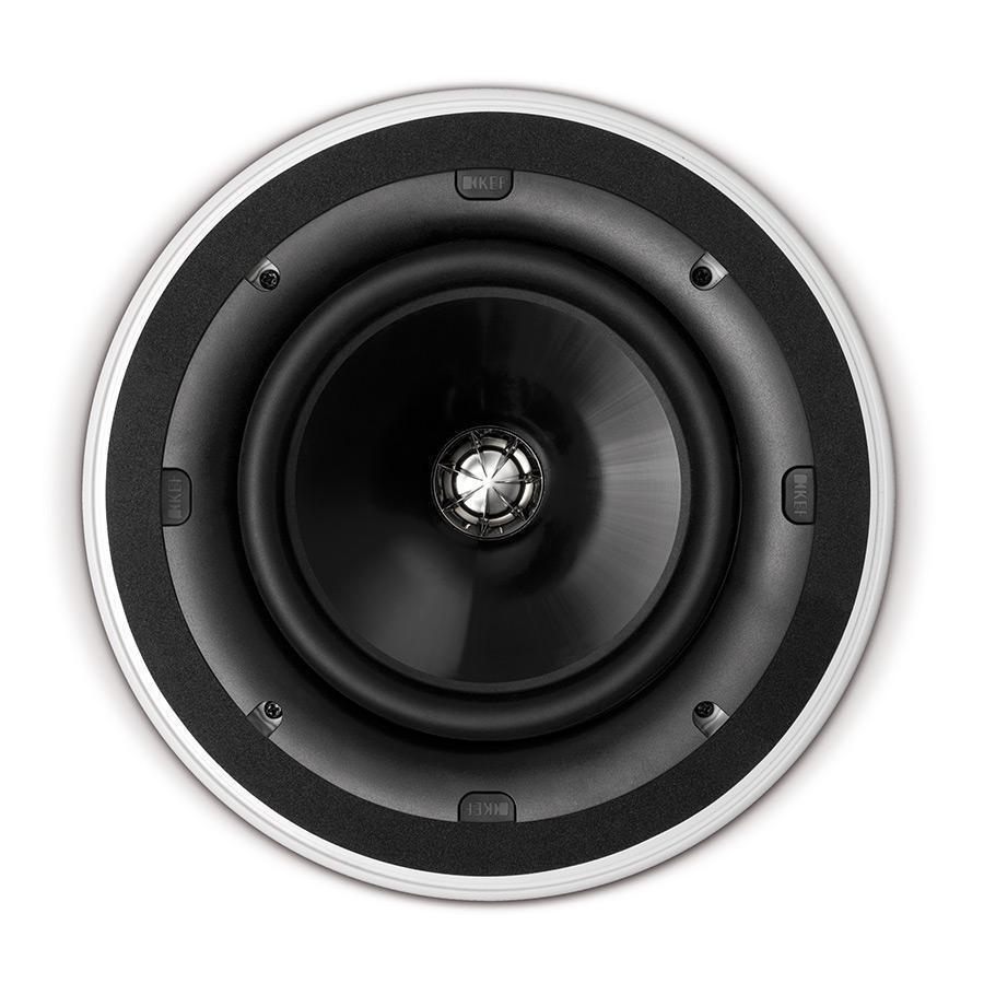 Kef Ci200QR Diffusore rotondo 2 vie Uni-Q. Woofer 20Cm. Tweeter 1,9Cm. Tecnologia TANGERINE. - TechSoundSystem.com