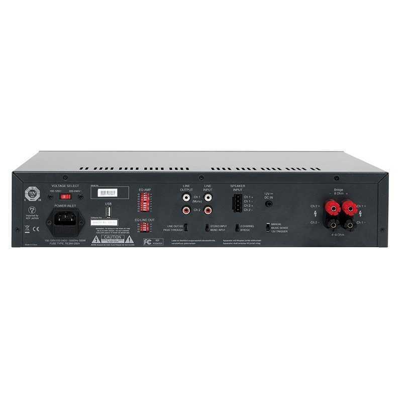 Kef KASA-500 amplificatore stereo 250W x 2 500W x 1 per Sub Ci3160RLb / Ci200QSB - TechSoundSystem.com