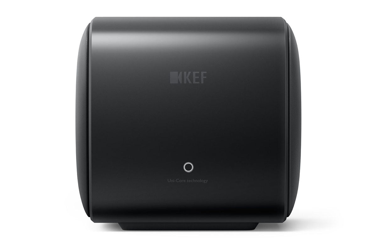 KEF KC62 NERO Subwoofer ultra potente 1000W RMS compatto 2x6.5" DualCore e P-Flex Surround - TechSoundSystem.com