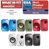 KEF LSX wireless BLUE sistema altoparlanti attivi hifi multiroom bluetooth e wifi - TechSoundSystem.com