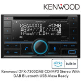 Kenwood DPX-7300DAB Autoradio CD/USB Receiver con Digital radio DAB+, Bluetooth, Amazon Alexa - TechSoundSystem.com