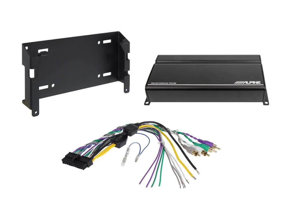Alpine KTA-450 amplificatore 4 canali in classe D 50 W x 4 CH a 4 Ohm ultra-piccolo compatto - TechSoundSystem.com