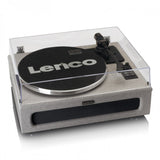 Lenco LS-440 Giradischi con 4 diffusori integrati Uscita RCA, uscita cuffie e Bluetooth
