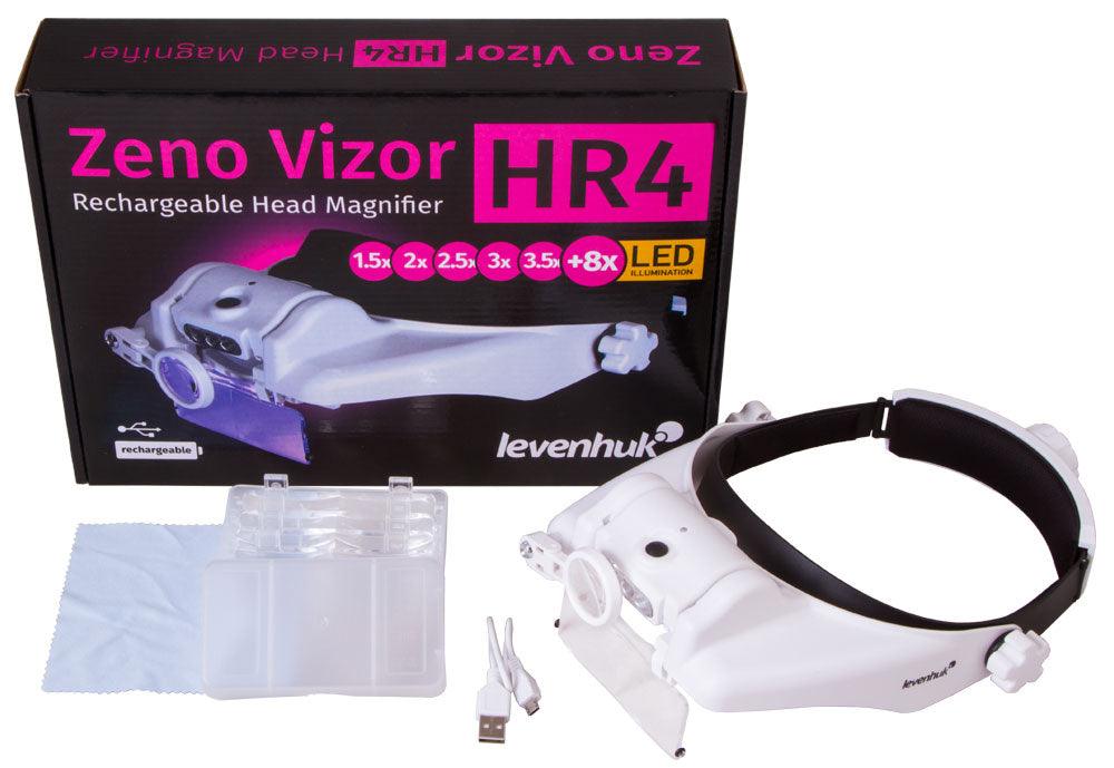 Lente d’ingrandimento frontale ricaricabile Levenhuk Zeno Vizor HR4 - TechSoundSystem.com