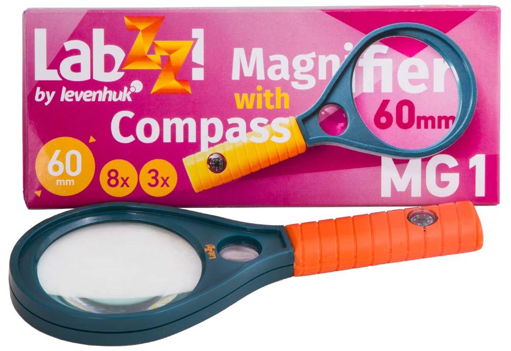 Lente d’ingrandimento Levenhuk LabZZ MG1 con bussola - TechSoundSystem.com