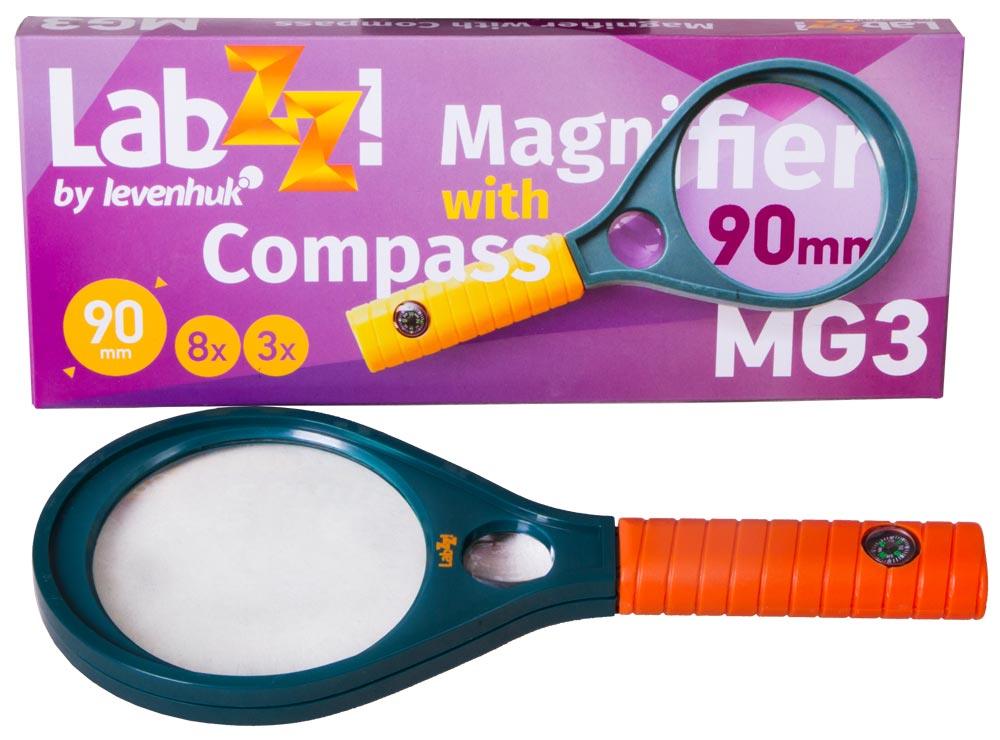 Lente d’ingrandimento Levenhuk LabZZ MG3 con bussola - TechSoundSystem.com