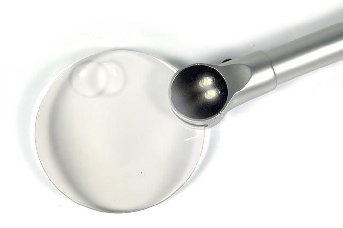 Lente d’ingrandimento Levenhuk Zeno 400 LED, 2/4x, 88/21 mm, metallo - TechSoundSystem.com