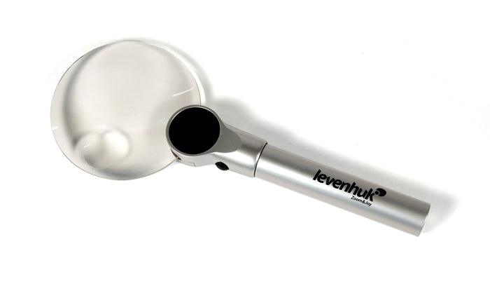 Lente d’ingrandimento Levenhuk Zeno 400 LED, 2/4x, 88/21 mm, metallo - TechSoundSystem.com