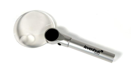 Lente d’ingrandimento Levenhuk Zeno 400 LED, 2/4x, 88/21 mm, metallo - TechSoundSystem.com