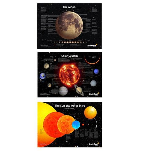 Set di poster spaziali Levenhuk - TechSoundSystem.com