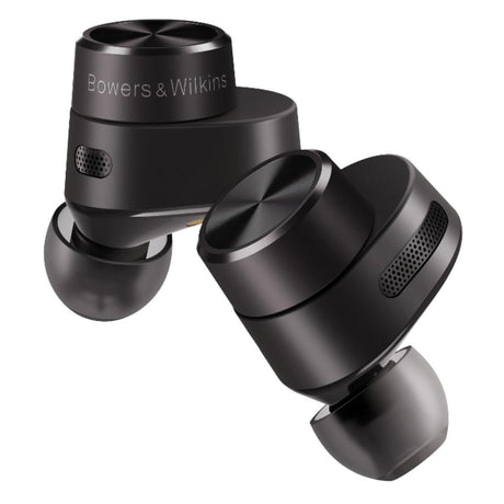B&W PI5 cuffie in-ear true wireless hifi Charcoal (Nero) con Bluetooth aptX - TechSoundSystem.com