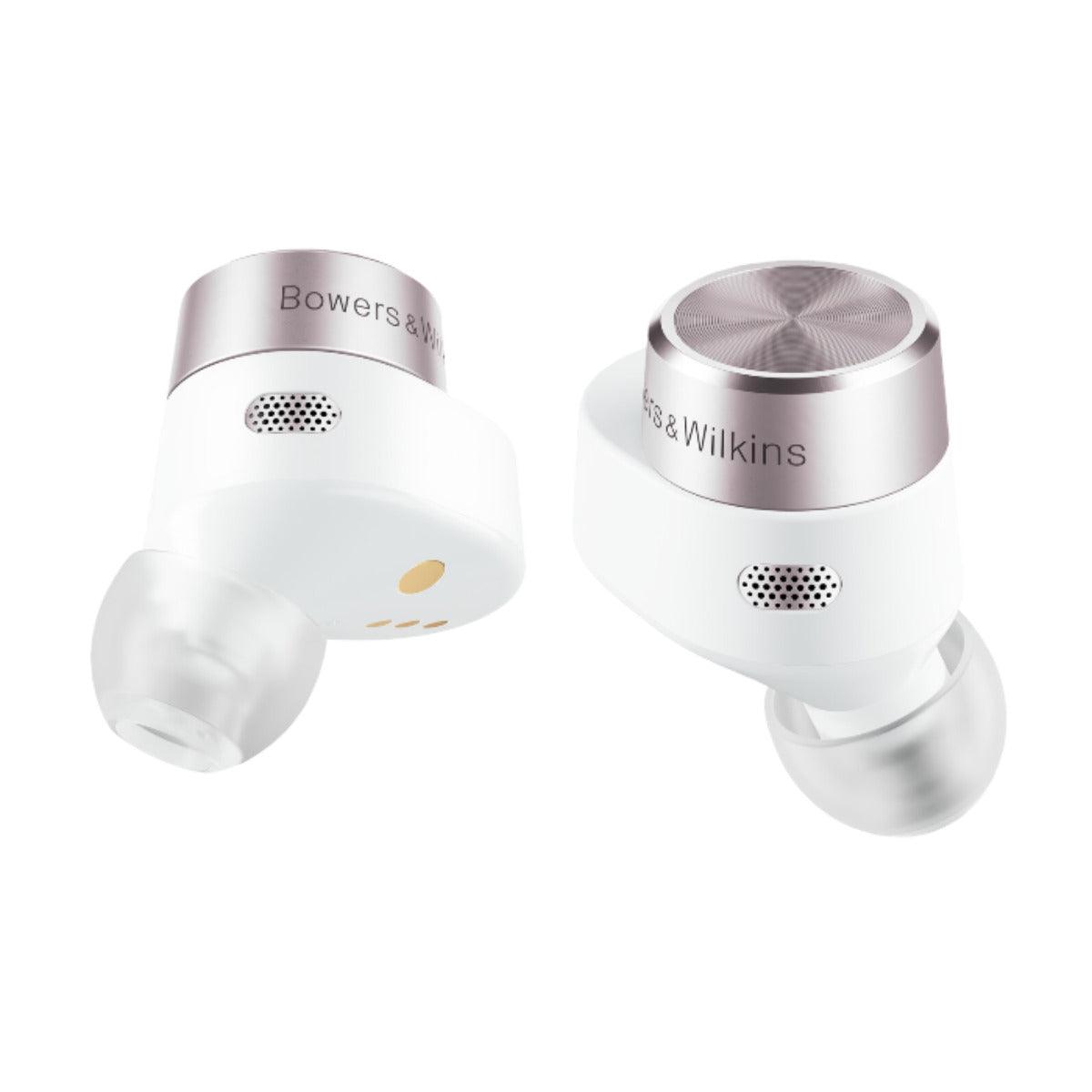 B&W PI5 cuffie in-ear true wireless hifi WHITE con Bluetooth aptX - TechSoundSystem.com