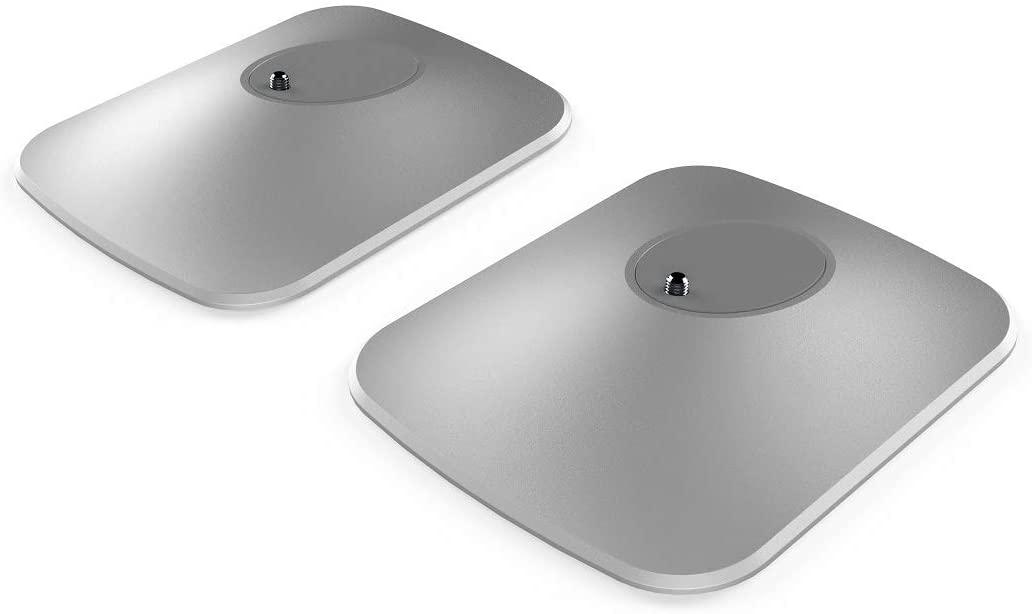 KEF LSX Desk Mount P1 (coppia) stand da tavolo desktop Silver - TechSoundSystem.com