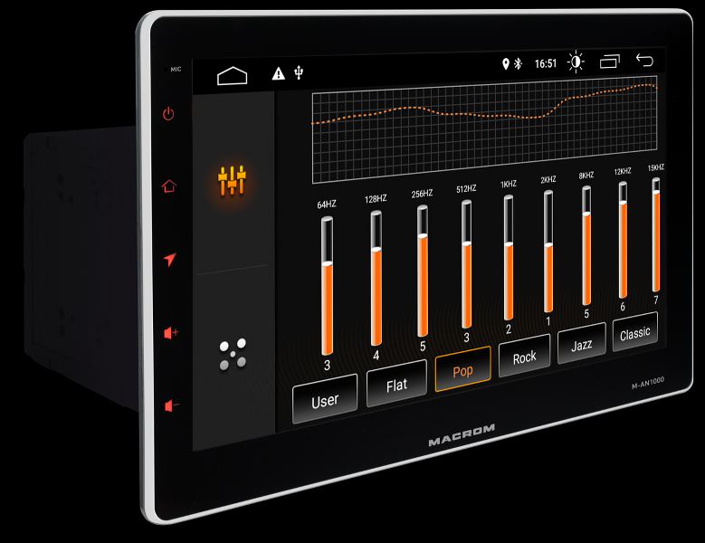 Macrom M-AN1000DAB *SCONFEZIONATA* autoradio 2 DIN 10,1" Android 10 e NETFLIX integrati - TechSoundSystem.com
