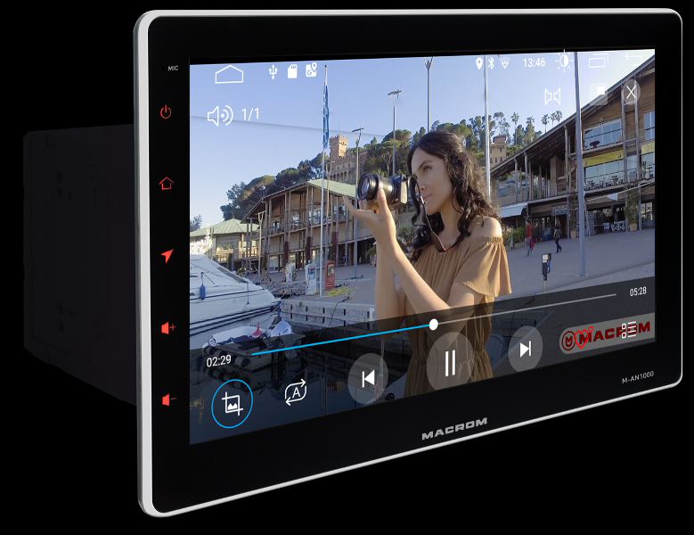 Macrom M-AN1000DAB *SCONFEZIONATA* autoradio 2 DIN 10,1" Android 10 e NETFLIX integrati - TechSoundSystem.com