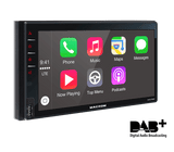 Macrom M-DL7000D+ANT autoradio 2 DIN con DAB+ (con antenna), CarPlay, Android Auto - TechSoundSystem.com