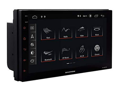 Macrom M-AN600 autoradio 2 DIN multimediale da 7'' con sistema Android - TechSoundSystem.com